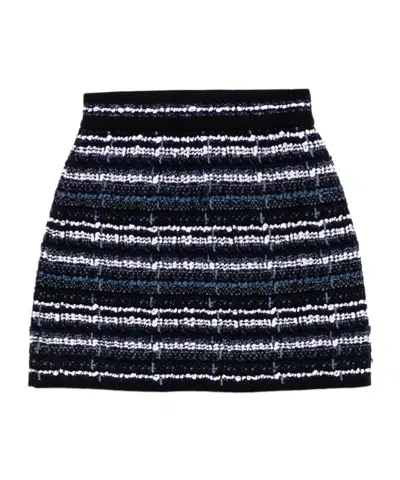 THOM BROWNE TWEED MINI SKIRT