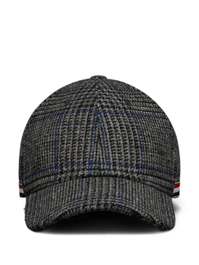 Thom Browne Baseballkappe Aus Twill In Gray