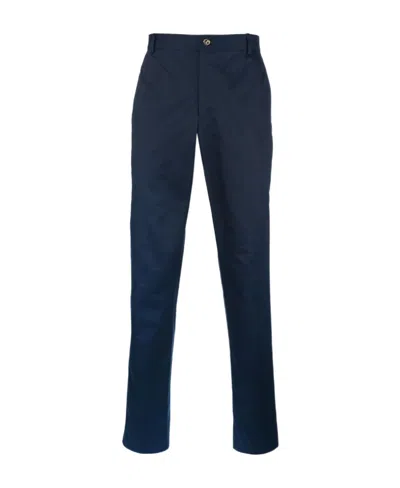 Thom Browne Twill Casual Pants In Black