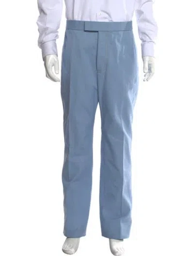 Pre-owned Thom Browne Twin Needle Pants In Blue