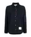 Thom Browne Two-tone 4-bar Mini Dress In Black