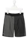Thom Browne Two-tone Bermuda Shorts In Grey