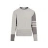 Thom Browne Two-tone Cashmere Sweater