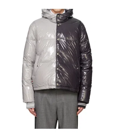 THOM BROWNE TWO-TONE PUFFER JACKET