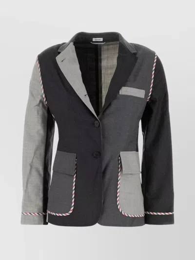 Thom Browne Giacca In Lana Multicolor Donna