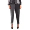 Thom Browne Two-tone Straight Trousers In Black