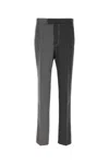 Thom Browne Wool Pant With Two-tone Design And Belt Loops In Multicoloured