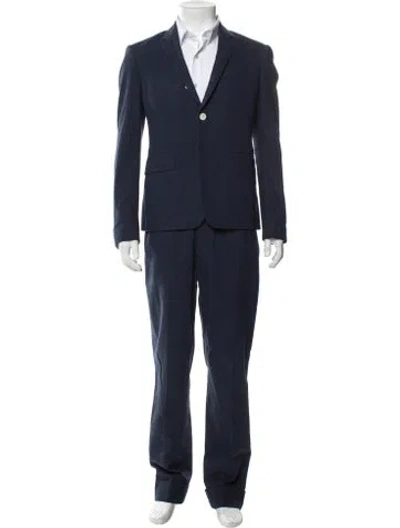 Pre-owned Thom Browne Two-piece Suit In Blue