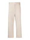 Thom Browne Typewriter Cloth Chino Pants In Light Brown