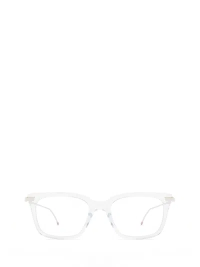 Thom Browne Ueo701a Clear / Transparent Glasses In White