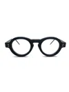 Thom Browne Brille Mit 4-streifen-logo In Black