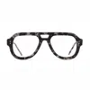 Thom Browne Ueo923a - G0002 025-55 Havana Grey Glasses In Brown