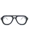 Thom Browne Navigator-frame Glasses In Black