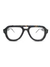 Thom Browne Navigator-frame Glasses In Black