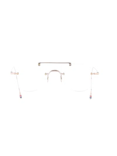 Thom Browne Ueo939a/g0001 Eyewear In Gold