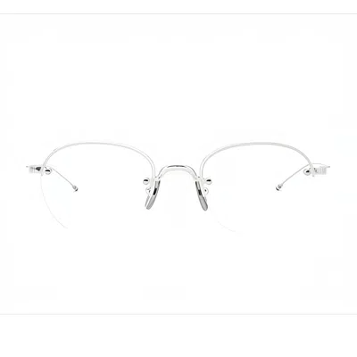 Thom Browne Ueo959a - G0001 045-52 Silver Glasses In Orange