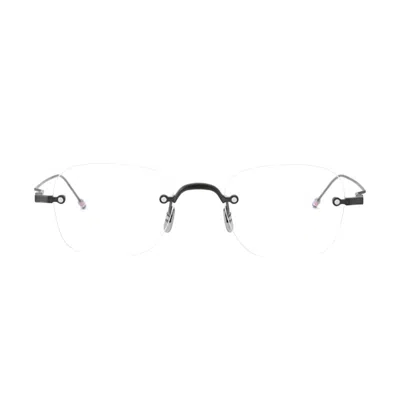 Thom Browne Ueo961a - G0001 005-49 Matte Gunmetal Glasses In Multi