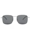 Thom Browne Square-frame Aviator Sunglasses In Gray