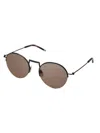 Thom Browne Round-frame Sunglasses In Brown