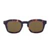 Thom Browne Ues412a - G0002 205-48 Brown Tortoise Sunglasses In Brown