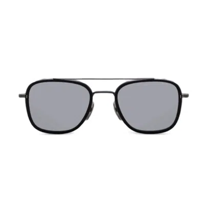 Thom Browne Ues800a - G0003 004-51/3n Matt Black Acetate/black Iron Titanium Sunglasses