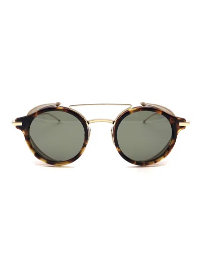 Thom Browne Ues804a/g0003 Sunglasses In Med Brown