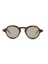 Thom Browne Pantos-frame Sunglasses In Brown