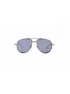 Thom Browne Men's Acetate And Titanium Aviator Sunglasses In Grey