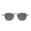 Thom Browne Ues930a - G0001 035-42/3n Matte Grey Glasses In Burgundy