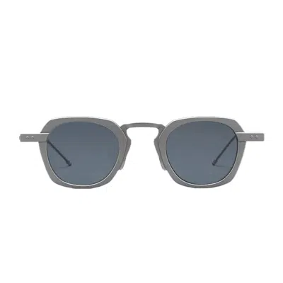 Thom Browne Ues930a - G0001 035-42/3n Matte Grey Glasses In Burgundy