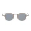 Thom Browne Ues930a - G0001 035-42/3n Matte Grey Glasses In Metallic