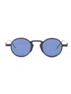 Thom Browne Round Frame Sunglasses In Blue