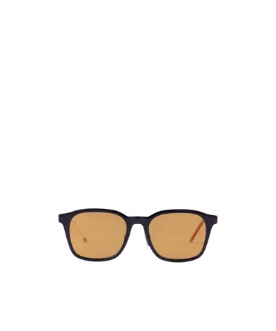 Thom Browne Ues934ag0002 964 Navy With Red And White In Gold