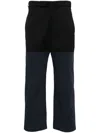 THOM BROWNE UNCONSTRUCTED COMBO STRAIGHT-LEG TROUSERS