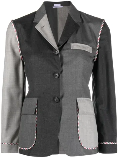 Thom Browne Giacca In Lana Multicolor Donna