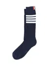 Thom Browne 4bar Socks. In Blue