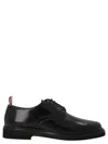 Thom Browne Uniform Lace-up Loafers In Black