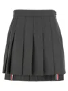 Thom Browne Uniform Mini Skirt In Gray