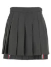 Thom Browne Uniform Mini Skirt In Gray
