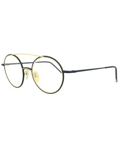 Thom Browne Unisex 50mm Optical Frames In Burgundy