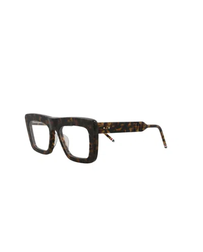 Thom Browne Unisex 52mm Brown Opticals In Gray