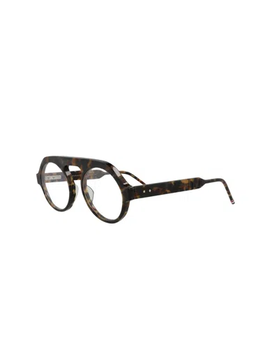 Thom Browne Unisex 52mm Brown Opticals In Gray