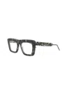 Thom Browne Unisex 52mm Grey Opticals In Multi