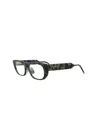 Thom Browne Unisex 53mm Blue Opticals In Multi