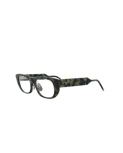 Thom Browne Unisex 53mm Blue Opticals In Multi