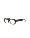 Thom Browne Unisex 53mm Brown Opticals In Gray