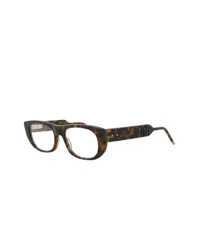 Thom Browne Unisex 53mm Brown Opticals In Gray