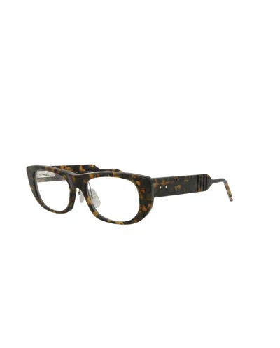 Thom Browne Unisex 53mm Brown Opticals In Gray