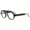 Thom Browne Unisex 52mm Brown Opticals In Brown