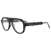 Thom Browne Unisex 52mm Blue Opticals In Black